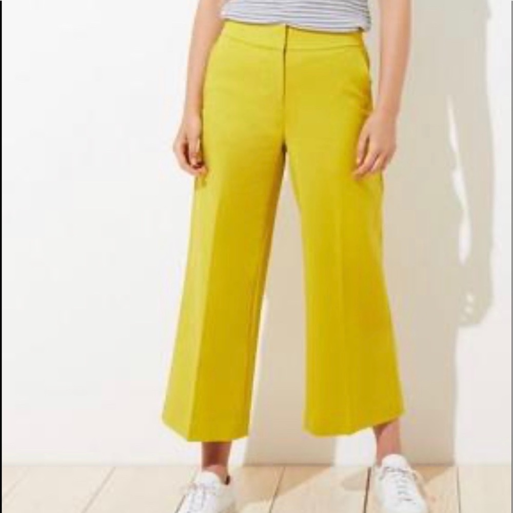 LOFT Petite Wide Leg Riviera Pants